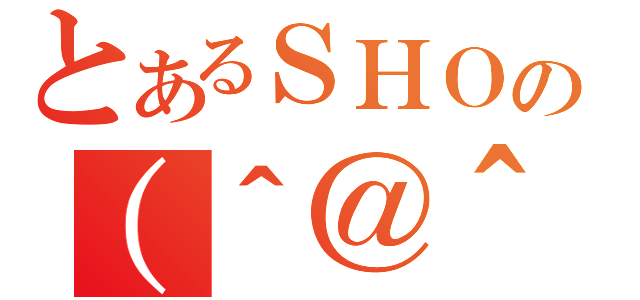 とあるＳＨＯの（＾＠＾）（）