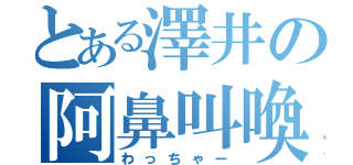 とある澤井の阿鼻叫喚（わっちゃー）