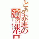 とある赤班の演習報告（ゼミレポート）