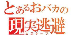 とあるおバカの現実逃避（エスケープ）