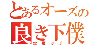 とあるオーズの良き下僕（空飛ぶ手）