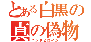 とある白黒の真の偽物（パンタヒロイン）