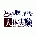 とある聡明科学の人体実験（デットアンドシーク）