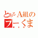 とあるＡ組のプーくま（魔女役）