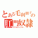 とある毛利朋子の肛門奴隷（アナルジャンキー）