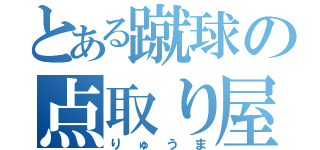 とある蹴球の点取り屋（りゅうま）