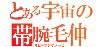 とある宇宙の帯腕毛伸（オビ＝ワンケノービ）