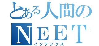 とある人間のＮＥＥＴ生活（インデックス）