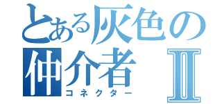 とある灰色の仲介者Ⅱ（コネクター）