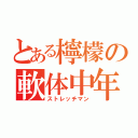 とある檸檬の軟体中年（ストレッチマン）