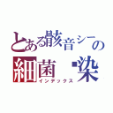 とある骸音シーエの細菌污染（インデックス）