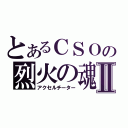 とあるＣＳＯの烈火の魂Ⅱ（アクセルチーター）