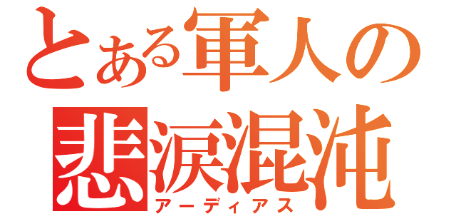 とある軍人の悲涙混沌（アーディアス）