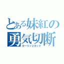 とある妹紅の勇気切断（カーリッジカット）