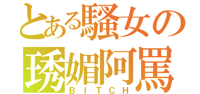 とある騷女の琇媚阿罵（ＢＩＴＣＨ）