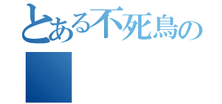 とある不死鳥の       堅堅（）