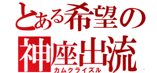 とある希望の神座出流（カムクライズル）