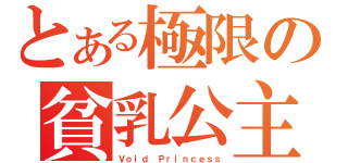 とある極限の貧乳公主（Ｖｏｉｄ Ｐｒｉｎｃｅｓｓ）