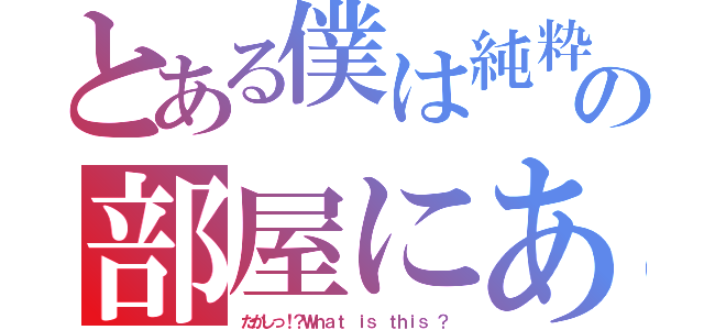 とある僕は純粋な子とかたる男の子の部屋にあったエロ本を見つけた親の反応（たかしっ！？Ｗｈａｔ ｉｓ ｔｈｉｓ ？）