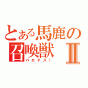 とある馬鹿の召喚獣Ⅱ（バカテス！）