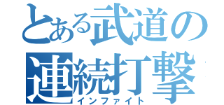 とある武道の連続打撃（インファイト）