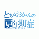 とあるおかんの更年期症状（ホットフラッシュ）