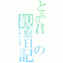 とある君の観察日記（可愛い仕草♡）