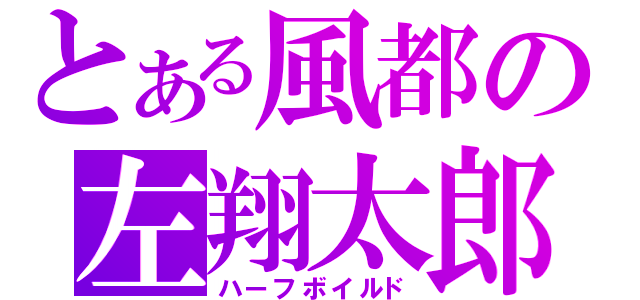 とある風都の左翔太郎（ハーフボイルド）