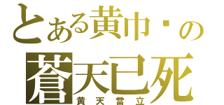 とある黄巾贼の蒼天已死（黄天當立）