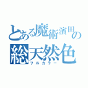 とある魔術濱田の総天然色（フルカラー）