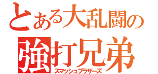 とある大乱闘の強打兄弟（スマッシュブラザーズ）