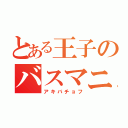 とある王子のバスマニア（アキバチョフ）