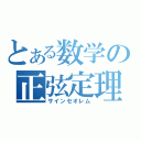 とある数学の正弦定理（サインセオレム）