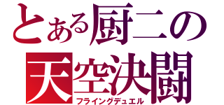 とある厨二の天空決闘（フライングデュエル）