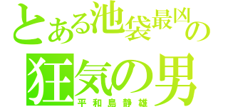 とある池袋最凶の狂気の男（平和島静雄）