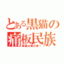 とある黒猫の痛板民族（黒猫は俺の嫁！）