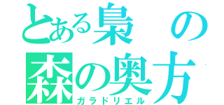 とある梟の森の奥方（ガラドリエル）