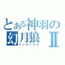 とある神羽の幻月狼Ⅱ（インデックス）