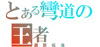 とある彎道の王者（藤原拓海）