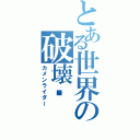 とある世界の破壊者（カメンライダー）