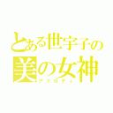 とある世宇子の美の女神（アフロディ）