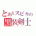 とあるスピカの黒装剣士（キリト）