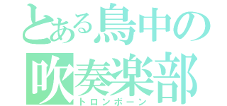 とある鳥中の吹奏楽部（トロンボーン）