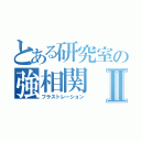 とある研究室の強相関Ⅱ（フラストレーション）