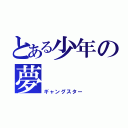 とある少年の夢（ギャングスター）