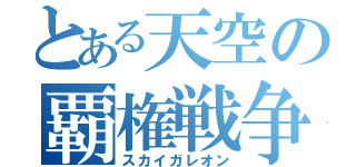 とある天空の覇権戦争（スカイガレオン）