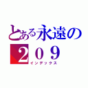 とある永遠の２０９（インデックス）