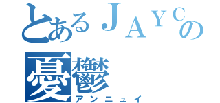 とあるＪＡＹＣＥＥの憂鬱（アンニュイ）