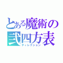 とある魔術の弐四方表（ディレクション）