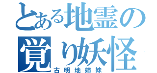 とある地霊の覚り妖怪（古明地姉妹）